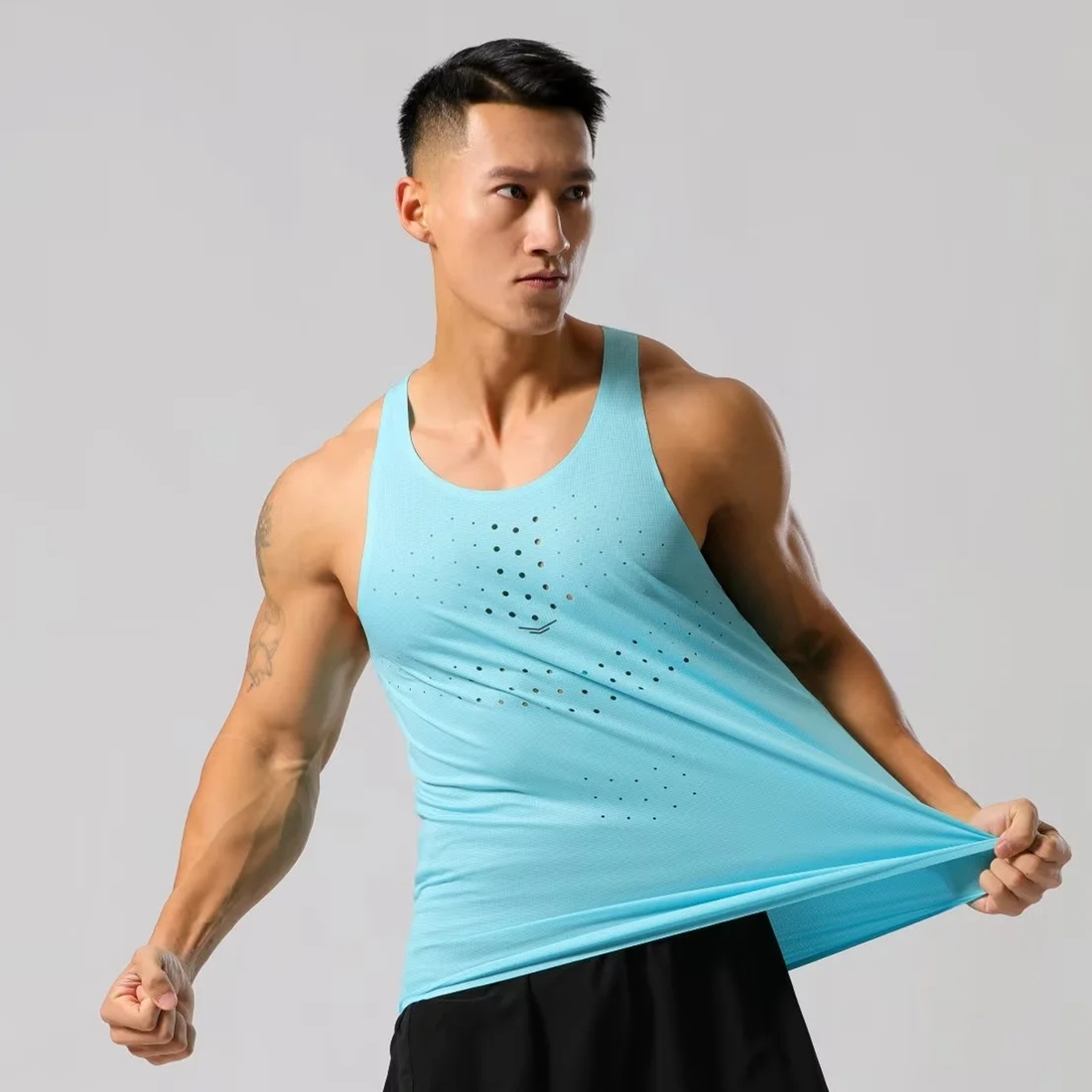 Sleeveless Undershirt - Leichte Laufwesten für Herren, Oberteile für